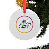 ATLScoop Acrylic Ornament with Ribbon